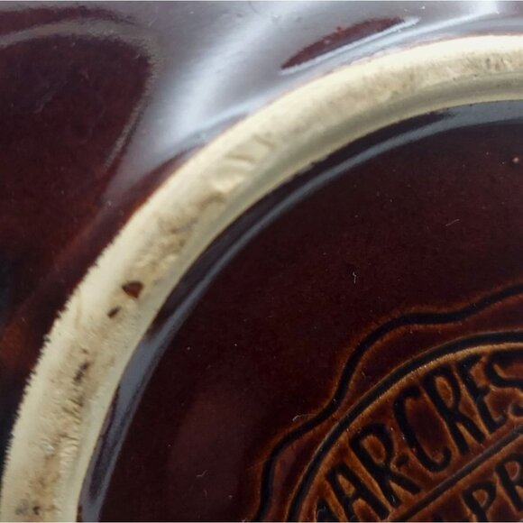 Vintage Marcrest Daisy Dot Oven-Proof Stoneware Divided Bowl Serving Dish USA - Picture 8 of 8